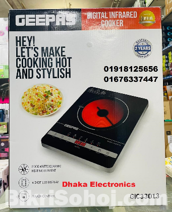 Geepas 2000W GIC33013 Digital Infrared Cooker